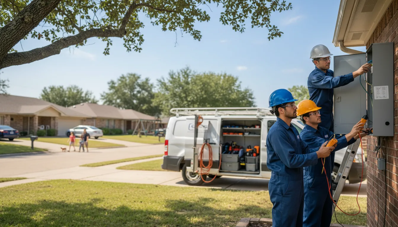 Certified electrician providing emergency electrical services in Driver, AR